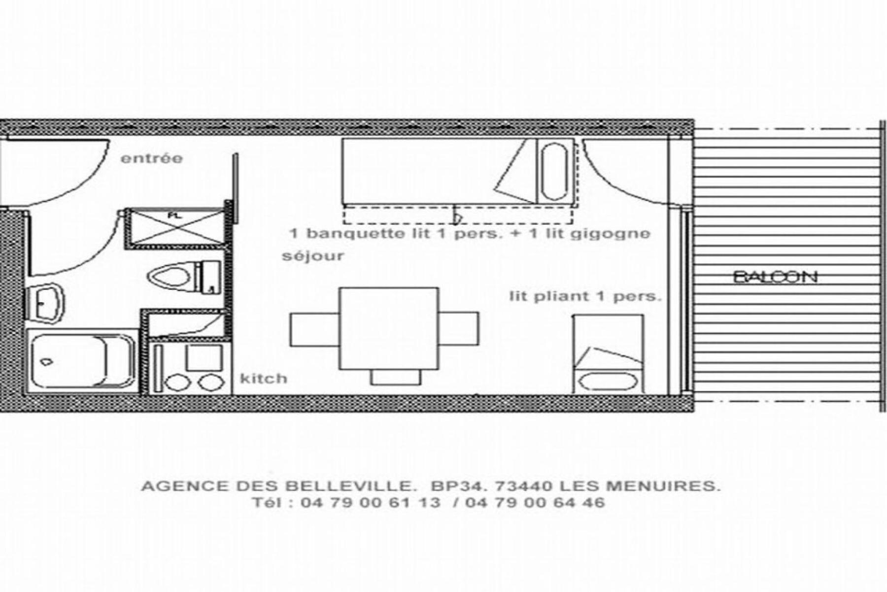 Residence Dorons - Studio Lumineux - Centre Station - Balcon Mae-3414 Saint-Martin-de-Belleville Exterior photo